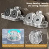 Bathroom Shelf Suction Cup Wall Mount Shower Shelf Over Faucet Sink Rack Shampoo Holder No Drill Drain Basket Bathroom Organizer 5