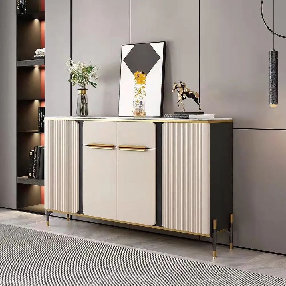Armadi da soggiorno moderni ed eleganti Design di lusso Decor Vetrina per riporre gli oggetti Soggiorno per mobili Vitrina unici per anziani - immagine 3