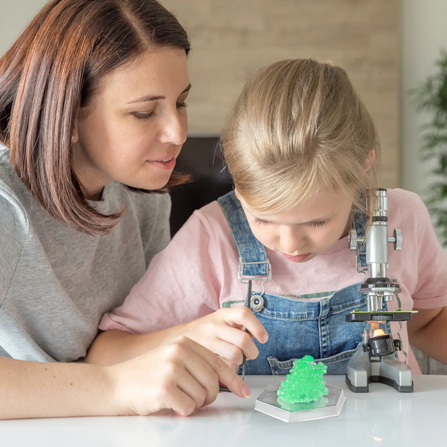Crystal Growing Science Kit for Fun Parent-Child Chemistry Exploration