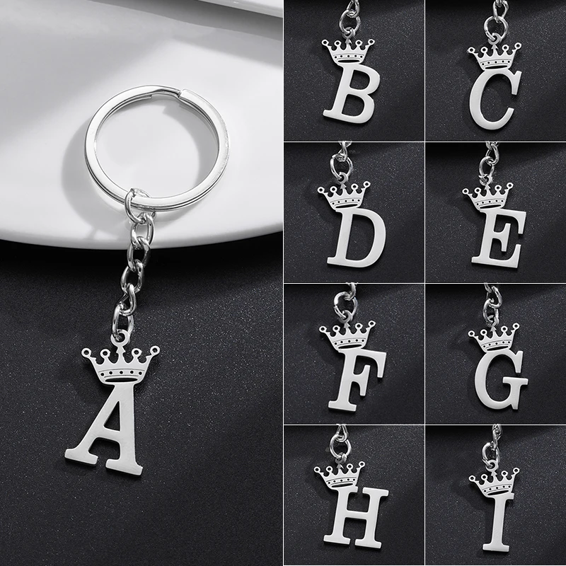 Alphabet Crown Keychain 1
