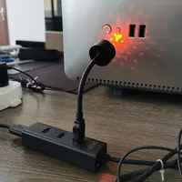 Mini LED Car Roof Star Night Light Projector Adjustable USB Galaxy Atmosphere Lamp for Auto Room Ceiling Decor 4