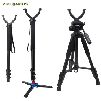 3 tipi di supporto per tiro da caccia all'aperto staffa portatile a tre eleged attrezzatura telescopica in alluminio per Rack per la testa di tiro