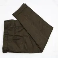 Slim Fit Men's Business Suit Pants Pleat-Front Herringbone Woolen Trousers For Men Dress Pants For Wedding Party Groomsman Suit 1