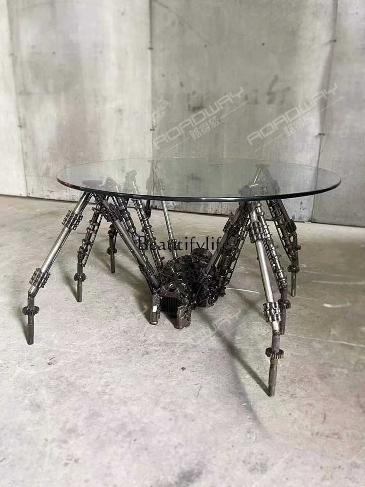 

Retro Punk Industrial Style Creative Spider Animal Tea Table Domestic Ornaments Crafts
