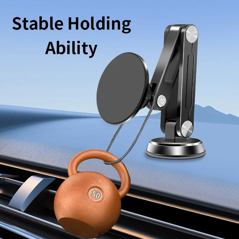 Magnetic Car Phone Holder Mobile Support Dashboard Cell Phone Mount for iPhone