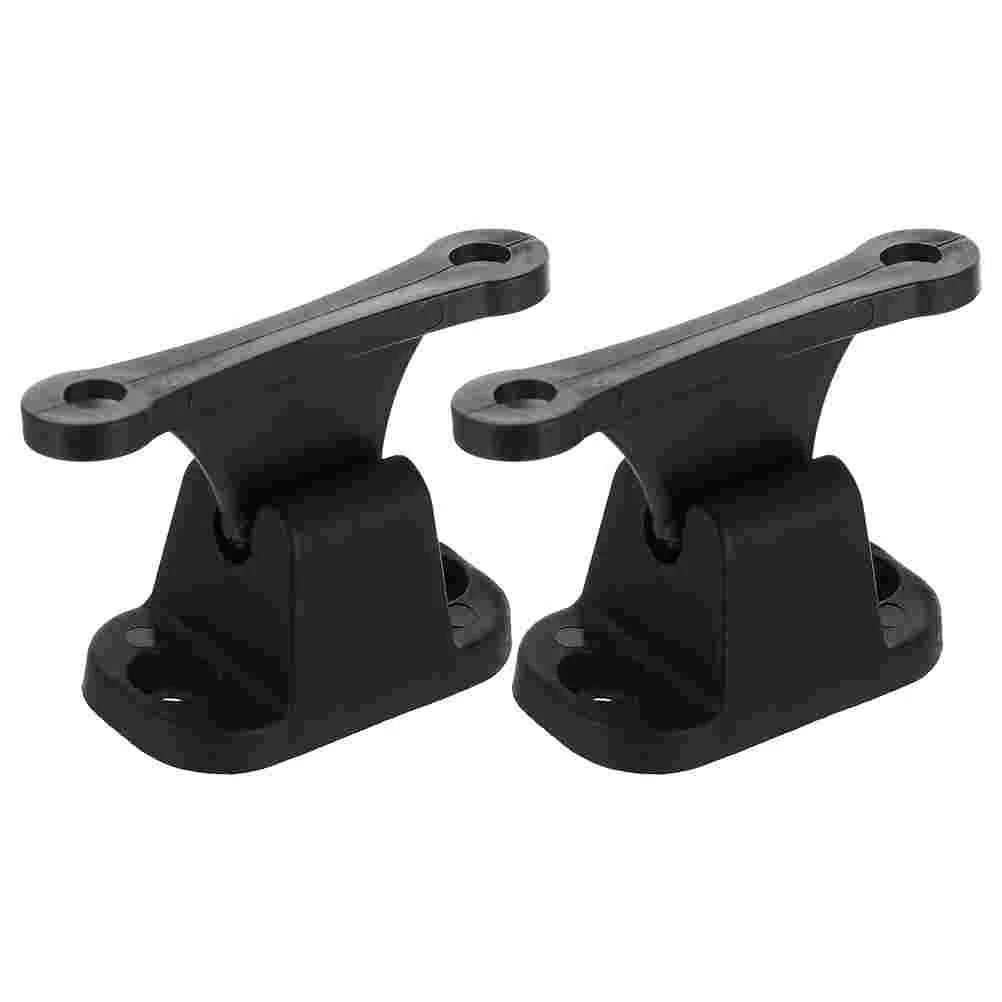 

2pcs Black Door Catch Stop for Boat Motorhome Motorhome Accessories Cabinet