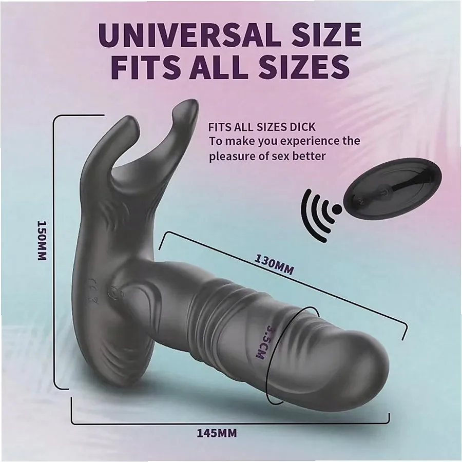 Telescopic Prostate Stimulator With Vibration For Adult Games_voghion.com
