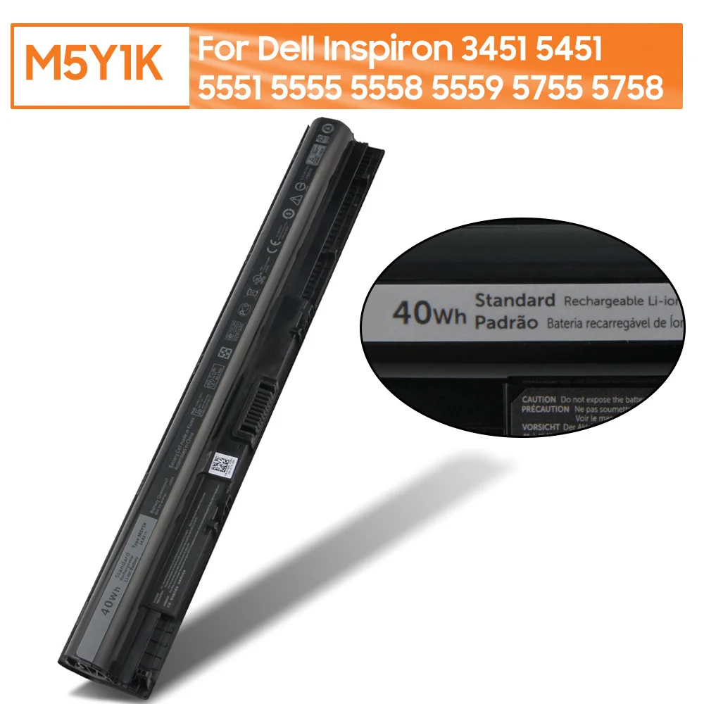 lavabo champán formal Replacement Battery M5y1k K185w For Dell Inspiron 3451 5451 5551 5555 5558  5559 5755 5758 3558 14-3451 Laptop Battery - Mobile Phone Batteries -  AliExpress