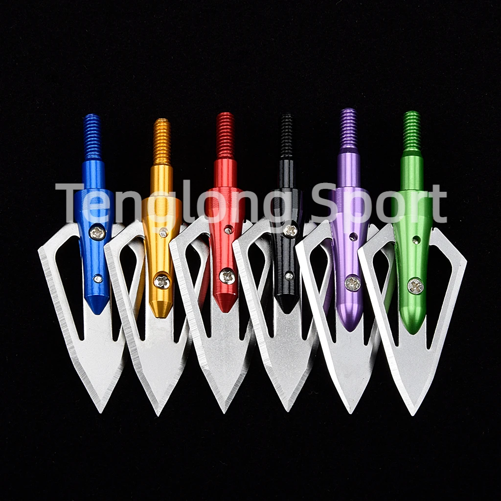

Archery Arrow Head 100 Grain 2-blade Broadheads For Hunting Sport Accessories 6pcs/lot