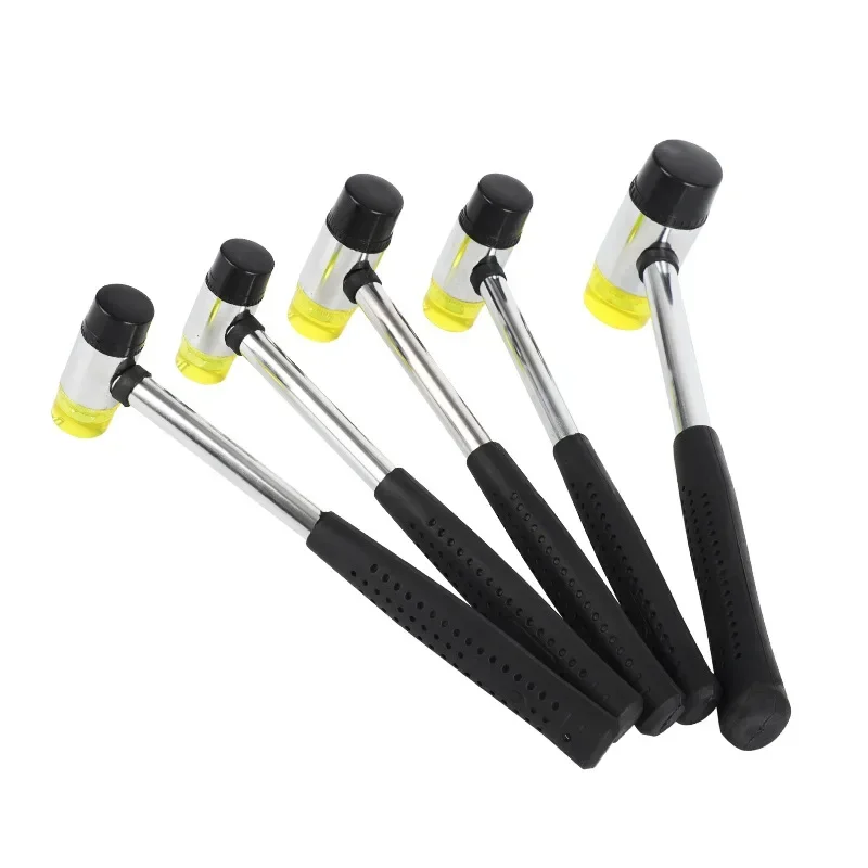 25mm Mini Rubber Hammer Multifunctional Hand Tool For Jewelry Craft DIY Steel Pipe Handle Mounting Hammer mini hammer rubber hammer
