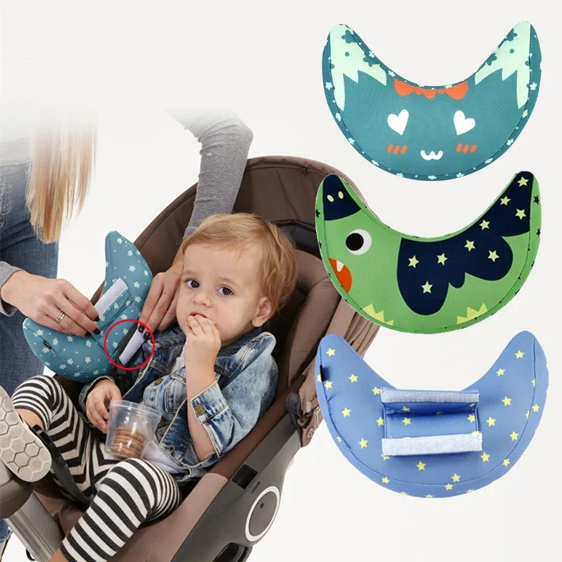 Children Car Pillow Styling Neck Headrest Cushion Baby Car Seat Belts Pillow Kids Shoulder Safety Strap Headband Support 3
