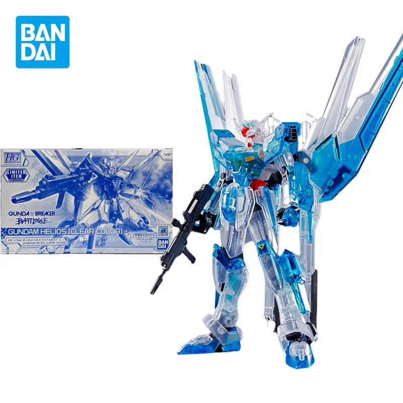

Bandai Original Gundam Model Kit Anime Figure HG 1/144 GUNDAM HELIOS CLEAR COLOR Action Figures Collectible Toys Gifts for Kids