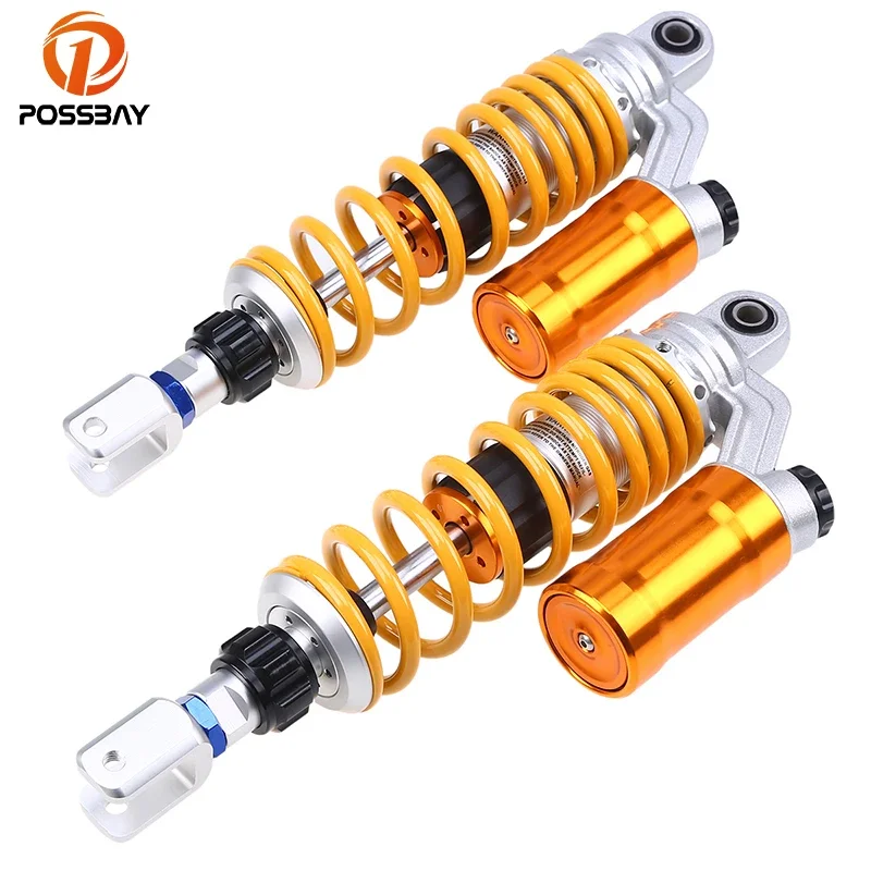 

POSSBAY For Yamaha Motor Scooter ATV Quad Yellow Air Shock Absorber 320mm Universal Motorcycle Shock Absorber Rear Suspension