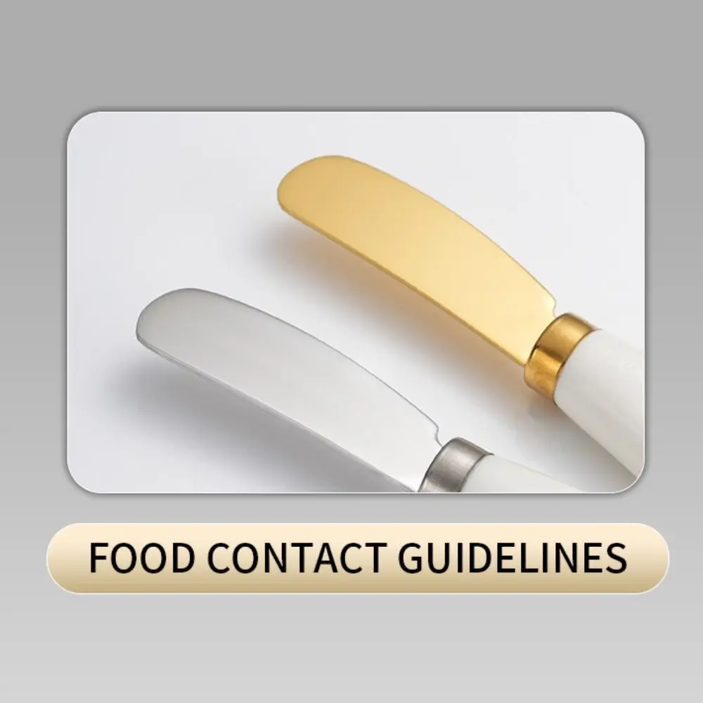 New Stainless Steel Cheese Knife Wipe Cream Bread Jam Dessert Knife Ceramic Handle Butter Canteen cheese knives set