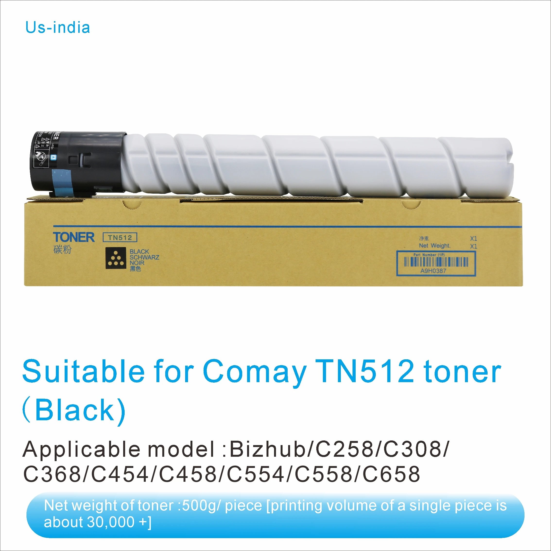 TN512 TN512C TN512M TN512Y Komet Tn512 Tonerhigh Compatibility Original Toner, Strong Compatibility, No Damageto The Machine