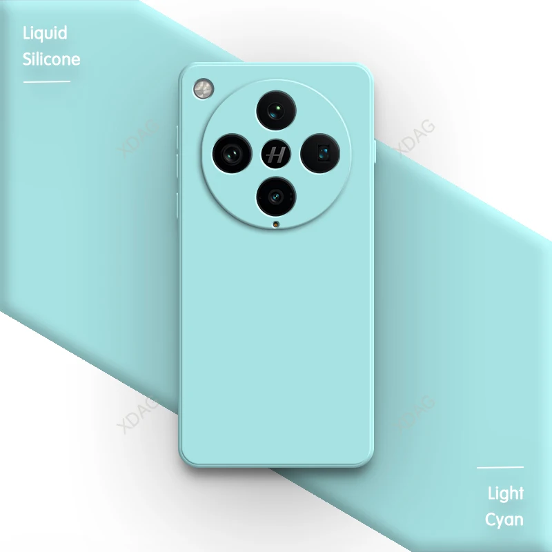 Premium Shockproof Liquid Silicone Back Cover with Camera Lens Protection
