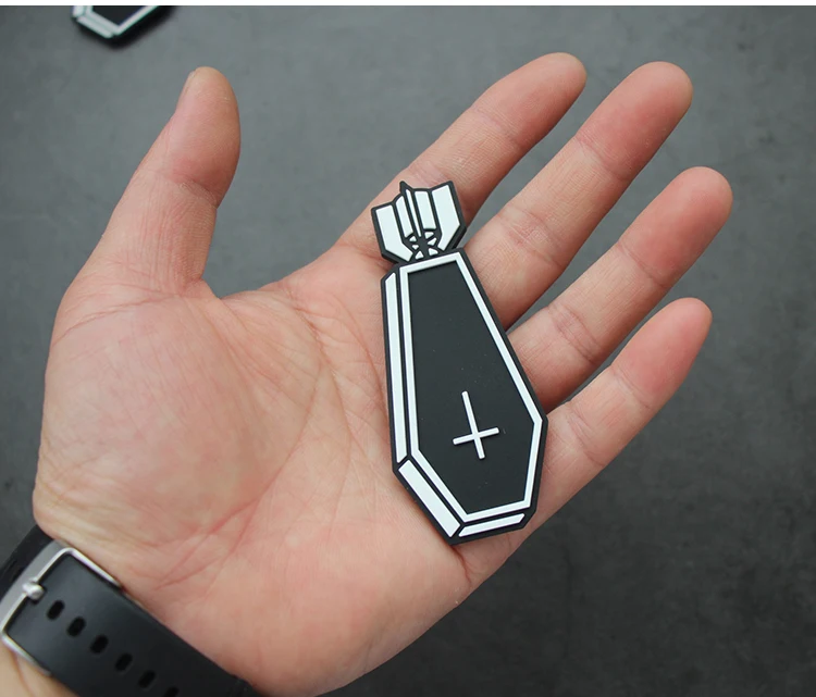 EOD Taktische Patches aus PVC mit Klettverschluss, Raketen-Moral-Abzeichen, Outdoor-Sport, Rucksack, Stoffaufkleber, Militärarmband-Emblem – Detail 4