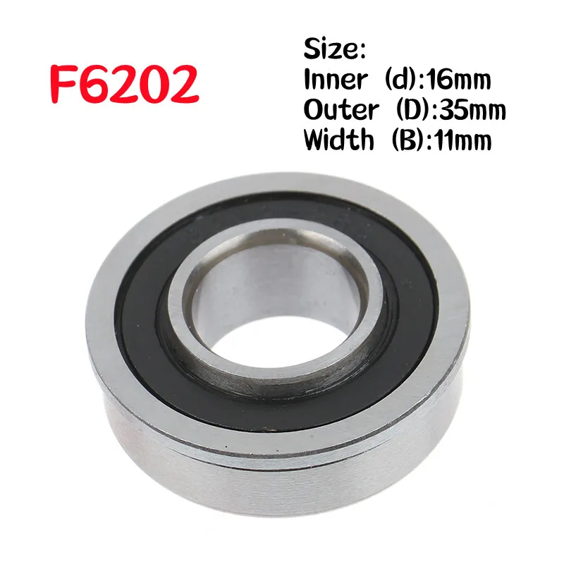 Professioneel Kogellagers met Flens for Garden Trolley Kruiwagen 16x35x11mm (1 Pc) Bearing