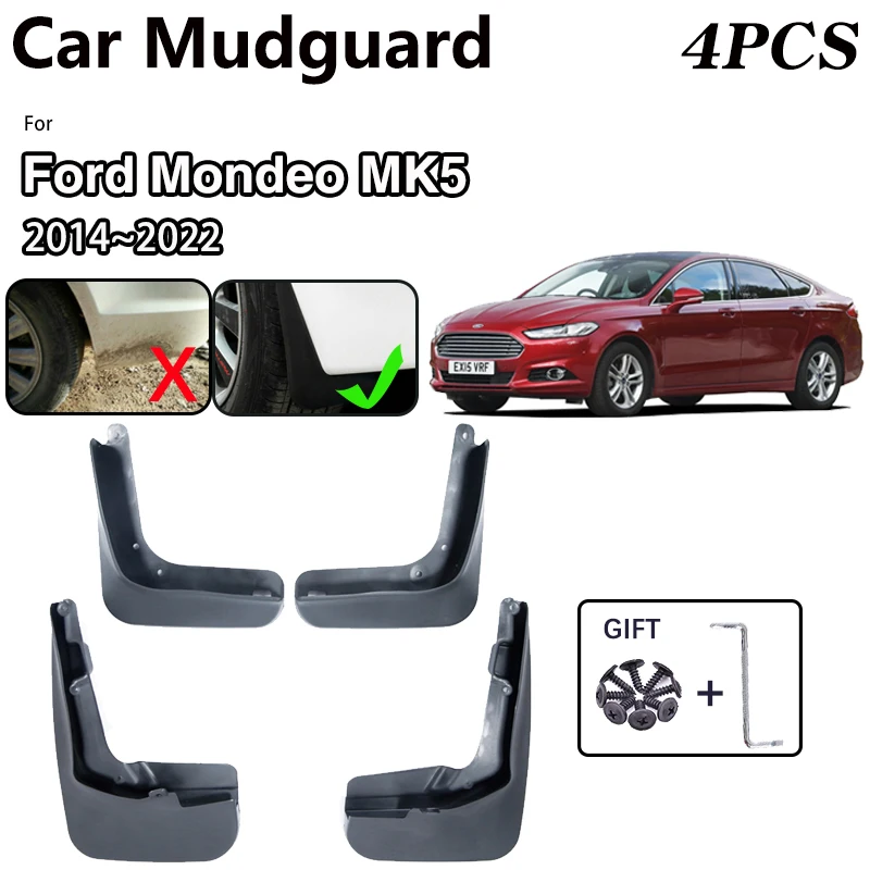 

For Ford Mondeo Mk5 Fusion 2014~2022 4x Car MudFlaps Mud Flaps Fender Guards Splash Front Rear Wheel Mudguards Auto Accessories