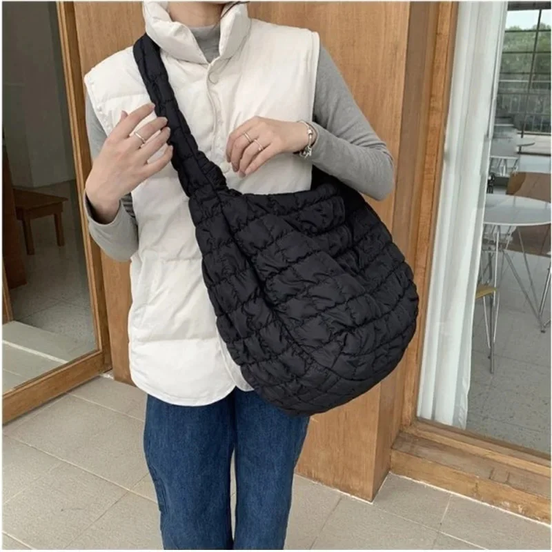 

Casual Big Capacity Shoulder Bags Luxury Women Designer Handbag Fashion Space Cotton Nylon Crossbody Bag Tote Lady Shopper Pack
