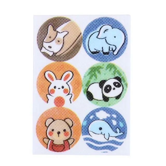 108Dos Rajzfilm-Állati Minta Szúnyogmatricák Gyerekek Szúnyogtaszító Javítások Anti-Szériaellenes Matricák Rovarriasztó Matrica - Image 2