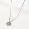 Y2K Style Stainless Swirl Necklace 2