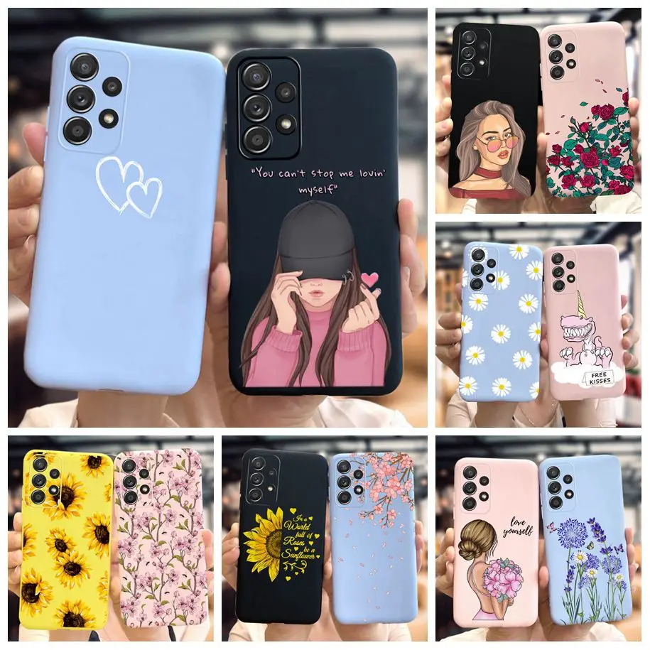 Colorful Flower Painted Soft Silicone Back Cover - Vibrant Design Protective Phone Case