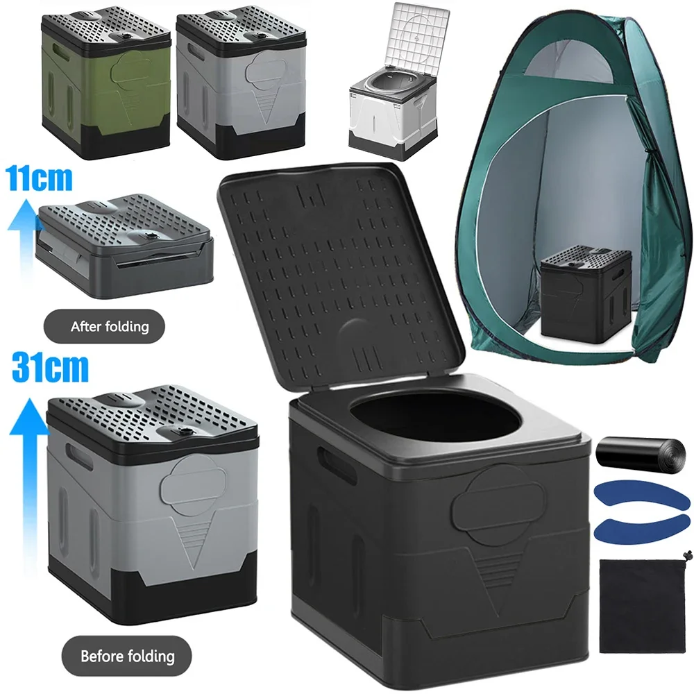 Travel Portable Car Emergency Toilet Folding Reusable