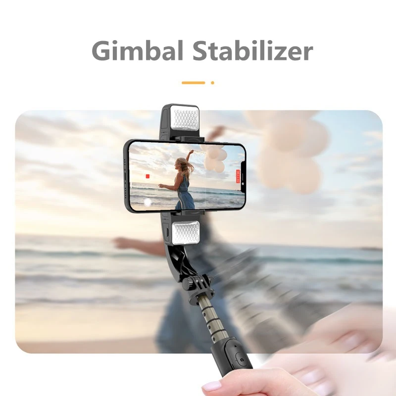GoPro-スマートフォンスティック用のジンバルスタビライザー,自