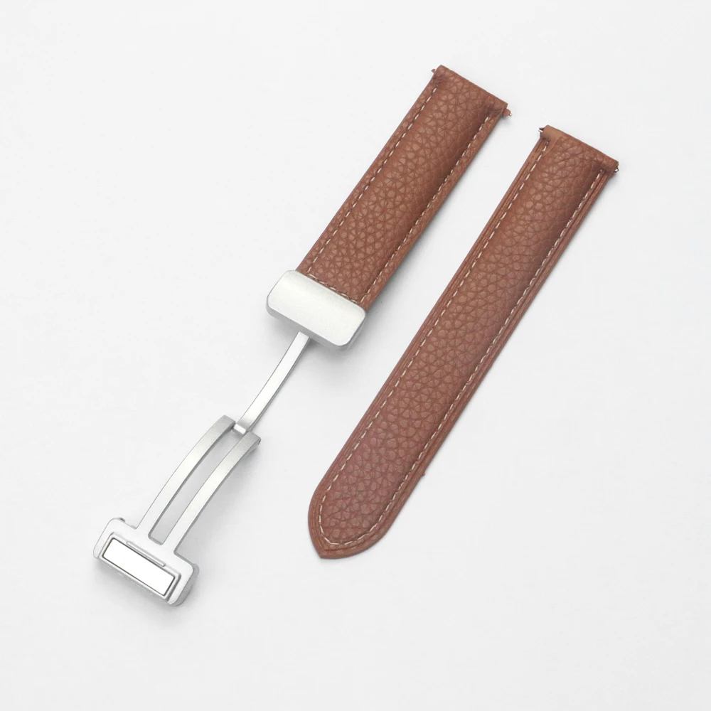 Premium Leather Strap with Magnetic Buckle