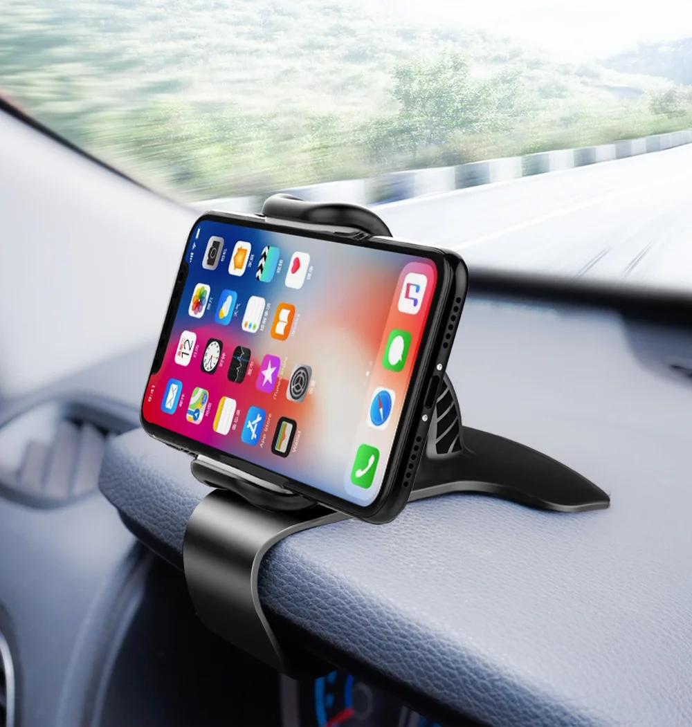 

Car Phone Holder Universal Dashboard Easy Clip Mount GPS Display Bracket Car Mobile Phone Support For iPhone Samsung Xiaomi