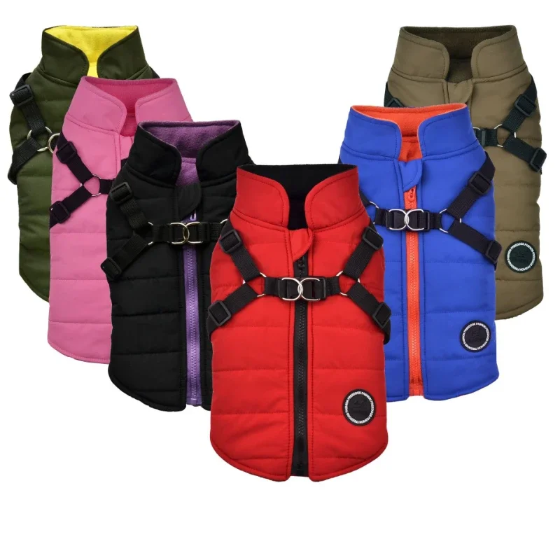 

Pet Clothes Chest Strap Cross-border E-commerce Amazon Dog Clothes Winter Dog Teddy Coat