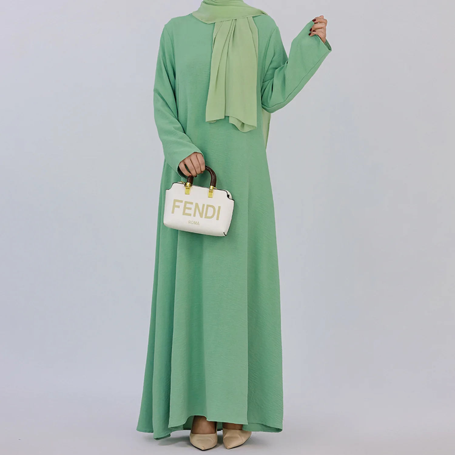 2025 Eid Muslim Women Abayas Dress Middle East Dubai Abaya Turkey Kaftan Islamic Dresses Ramadan Femme Arabic Elegant Vestidos 2