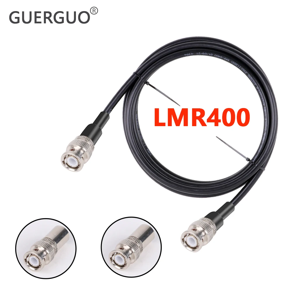 

1PC 50 Ohm 50-7 RF Coaxial LMR400 Cable Cord SMA Male to BNC Male Connector Plug Extension Jumper Pigtail Adapter 11PC 1 M 2M 3M