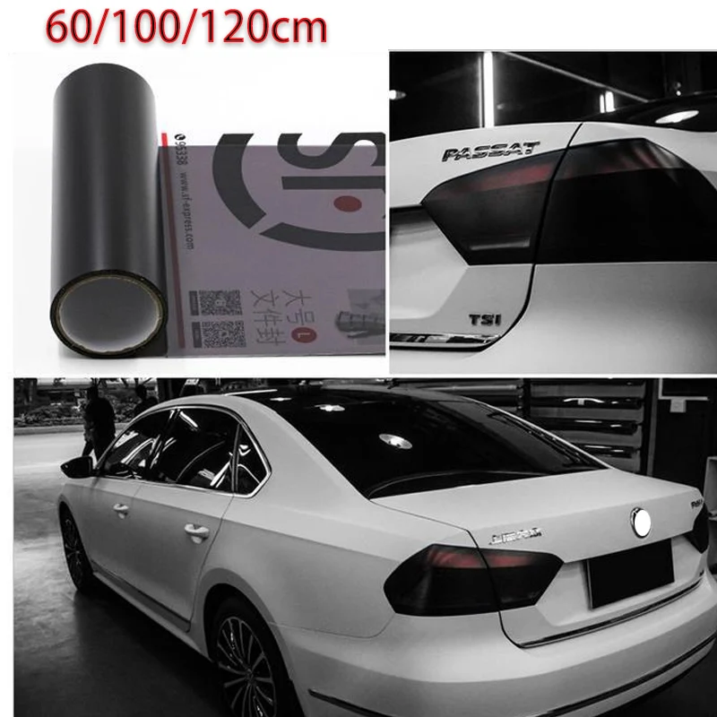 30x50cm Auto Licht Film Auto mattschwarz Tönung Scheinwerfer Rücklicht  Nebels chein werfer Vinyl folie Rück leuchte Tönung folie Außen zubehör -  AliExpress