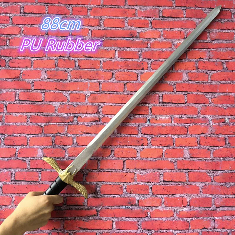Description Picture 2 of item1:1 Cosplay Anime Gold Wing Sword Game Robber AXE Viking Valhalla Weapon Safety PU Connor Tomahawk axe Decoration 87cm