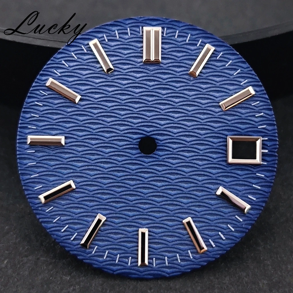 Wave Textured Watch Faces in Multicolor Options, 28.5mm