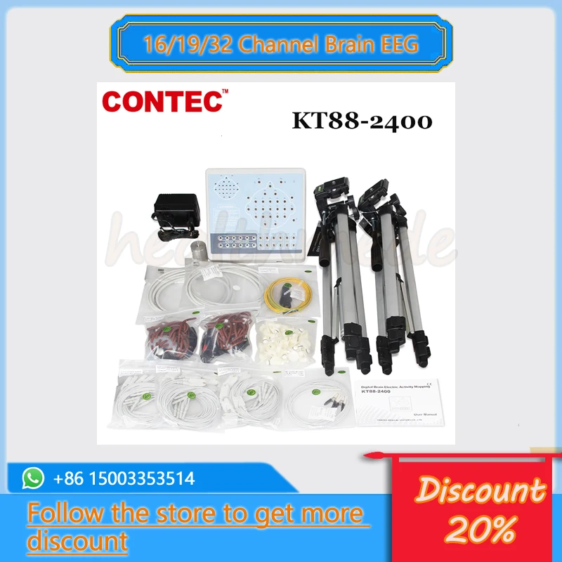 CONTEC 24 Channel EEG KT88-2400 Digital And Mapping System Machine
