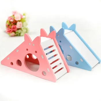 Wooden Hamster Slide House 6
