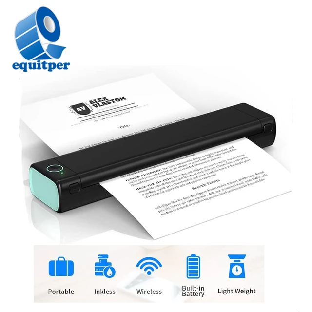 Портативный Мини Принтер А4 | Bluetooth Portable Printer A4 - Bluetooth Printer - Aliexpress
