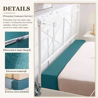 Matelas Long, remplissage de lit, extension d'espace, oreiller de tête de lit, coussin de canapé, coussins d'accoudoir de canapé 2