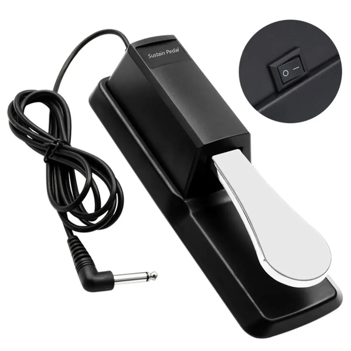 Universal Sustain Pedal with Adjustable Polarity Switch