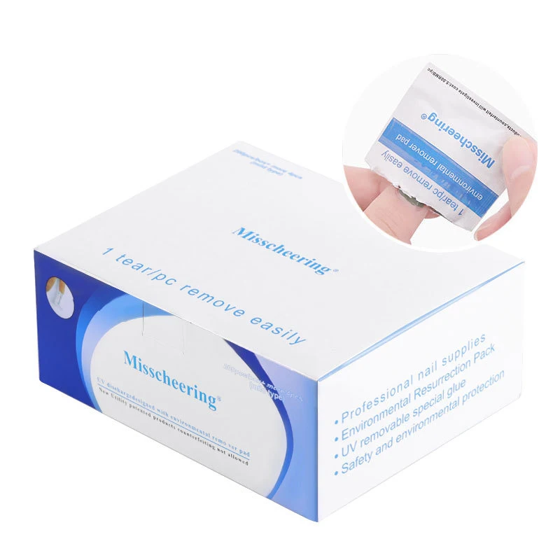50/100Pcs Nail Polish Remover Foil Alcohol Pack Nail Art Cleaning Wipe Disposable Disinfection Swab Pads Degreaser For Nails Gel