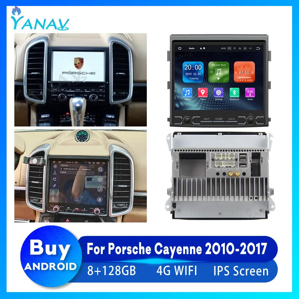 Car Multimedia Player For Porsche Cayenne 2010 2017 Android GPS