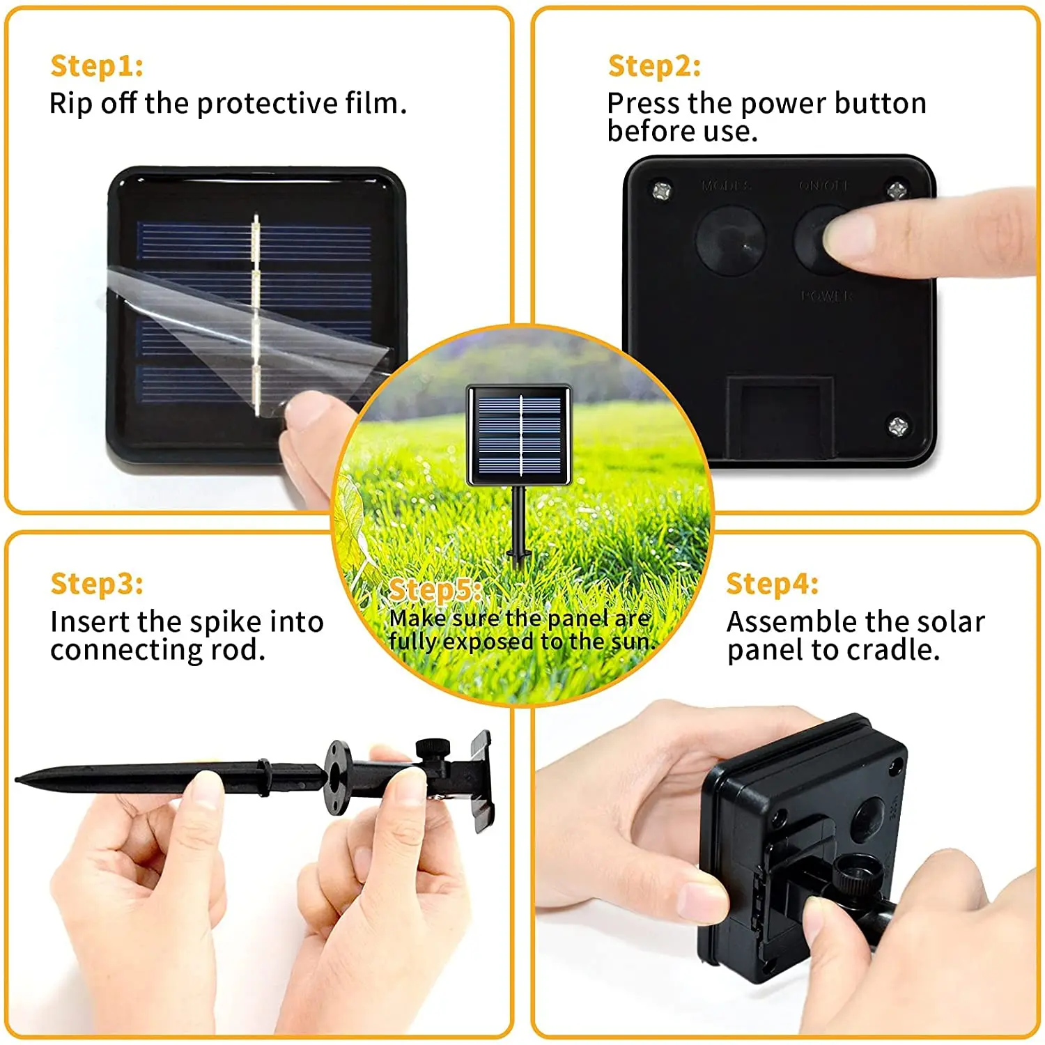 Solar Powered LED String Lights Outdoor Waterproof Fairy Lights String Solar Garland for Patio Wedding Christmas Garden Light - Image 6