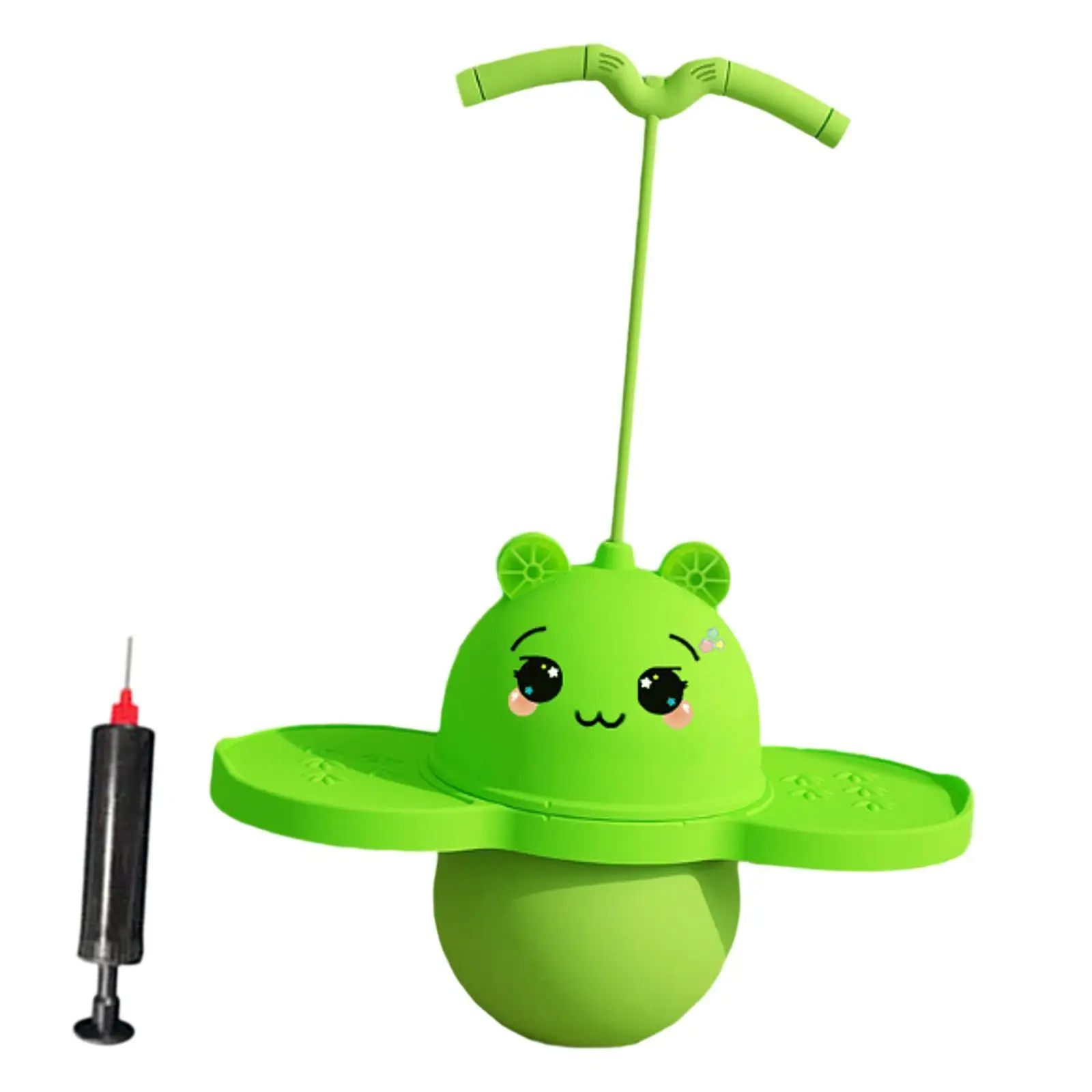 Pogo Ball with Handle with Ball Pump Exercise Pogo Stick for Kids Boys Girls