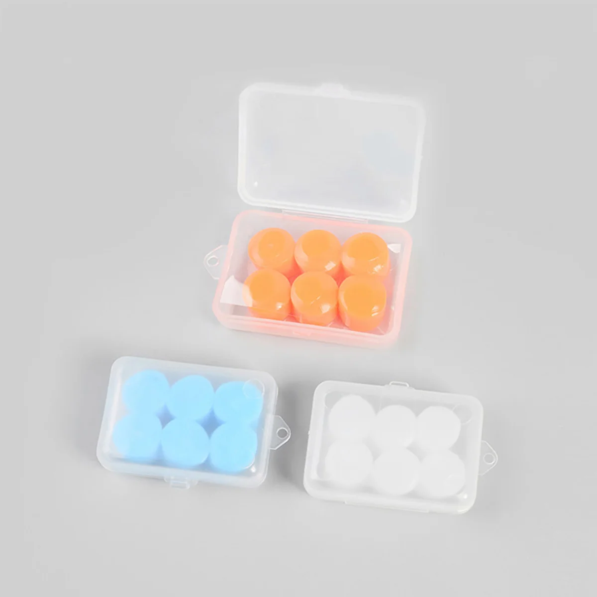 

6pcs Silicone Earplugs Waterproof Swimming Earplugs Noise Reduction Sleeping Ear Plugs ( )
