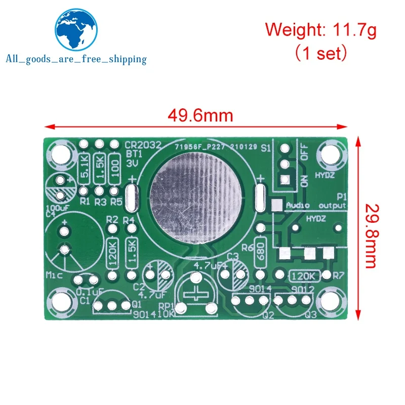 DIY Electronic Audio Amplifier Kit for Educational Projects and Enthusiast Use