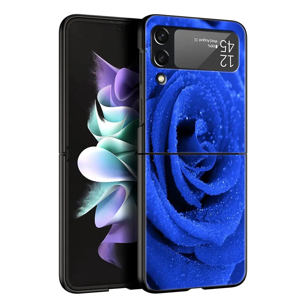 Elegant Red Roses Fashion Phone Case - Stylish Hard Folding Cover