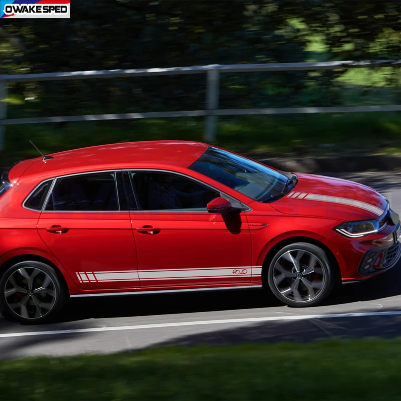 1set Sport Racing Styling Auto Körper Tür Streifen Auto Haube